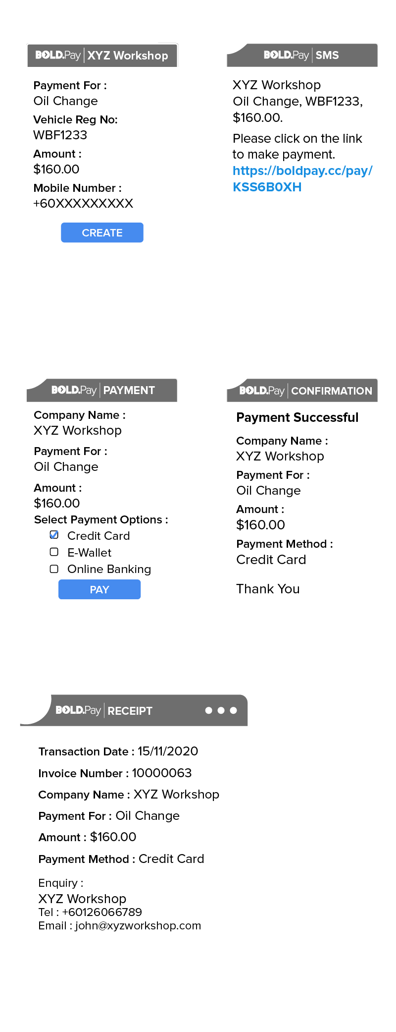 Bold.Pay Payment Link